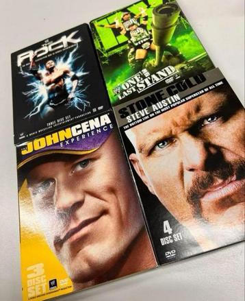 Coffret DVD  WWE Wrestling 4X Rock Austin John Cena