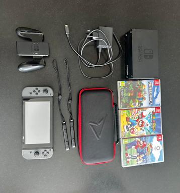 Nitendo switch + spellen, Enlèvement ou Envoi, Comme neuf