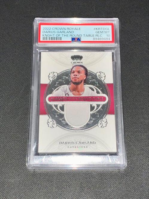 2022 Crown Royale Darius Garland Cavaliers NBA PSA 10 card, Hobby & Loisirs créatifs, Autocollants & Images, Neuf, Image