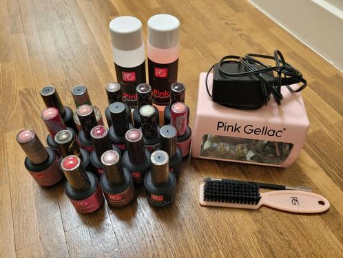 Manicure set pink gelac, Electroménager, Équipement de Soins personnels, Comme neuf, Soin des mains et des pieds, Enlèvement