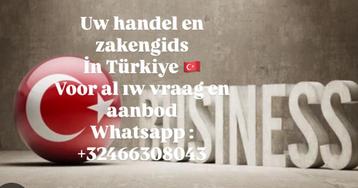Uw handelsagent/contactpersoon in Turkije  beschikbaar voor biedingen