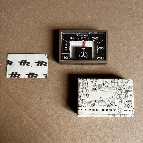 Vintage thermometer Mercedes - accessoire classic car, Verzamelen, Automerken, Motoren en Formule 1, Zo goed als nieuw, Ophalen of Verzenden