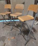 3 st Hoge Barstoelen, Yanmar marine opdruk, zeer goede staat, Ophalen, Zo goed als nieuw