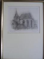 Raf Coorevits   Ets  Kerk  Zwijndrecht, Antiek en Kunst, Kunst | Etsen en Gravures, Verzenden