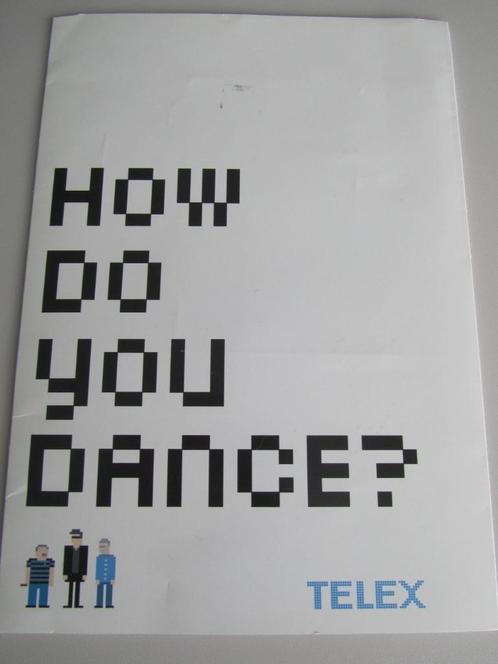 ZELDZAME PROMO-CD TELEX "HOW DO YOU DANCE?" (A4 formaat), Cd's en Dvd's, Cd's | Dance en House, Gebruikt, Dance Populair, Ophalen of Verzenden