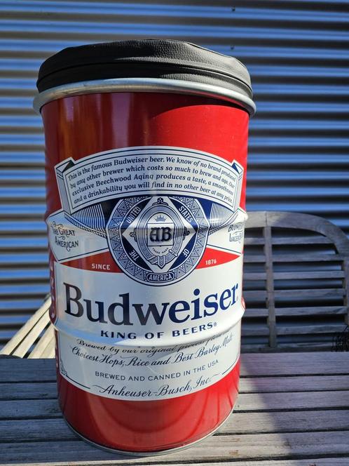 Unieke Budweiser BBQ & zit-ton – nieuw, nooit gebruikt, Verzamelen, Biermerken, Nieuw, Overige typen, Overige merken, Ophalen