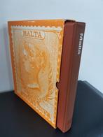 postzegelalbum Collecta van Malta t/m 1965 - leeg, Ophalen of Verzenden, Verzamelalbum