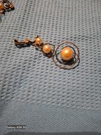 Zilveren oorhanger met parel, Handtassen en Accessoires, Ophalen, Parel