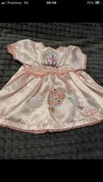 Kleedje satijn baby Annabell zapf creation voor pop 43 cm, Ophalen of Verzenden