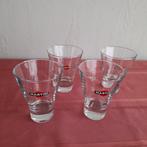 4 Vintage  glazen Martini  ( lot)., Enlèvement, Comme neuf, Autres types