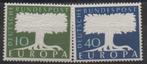 Europa 1957, Timbres & Monnaies, Sans enveloppe, Autre, Envoi, Timbre-poste