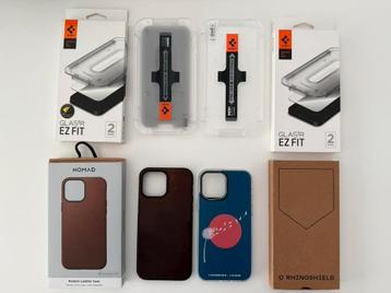 Iphone 13 pro max kwalitatieve hoesjes en screenprotectors beschikbaar voor biedingen