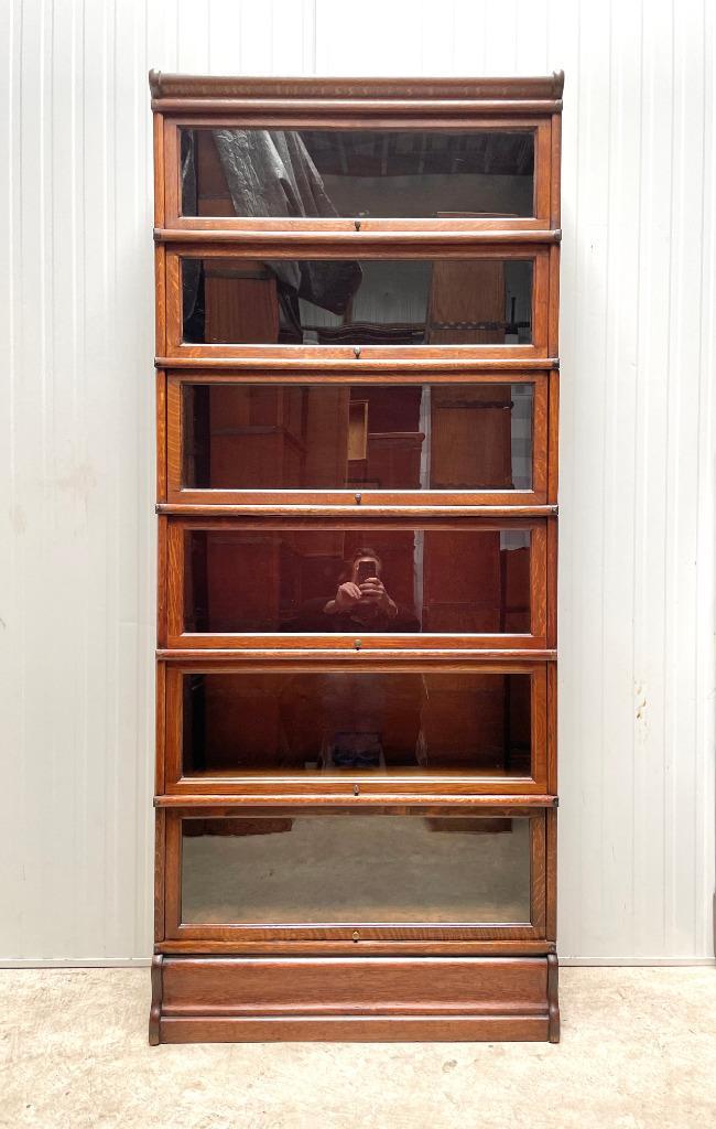 Originele antieke Globe Wernicke BOEKENKAST VITRINEKAST 1900, Antiek en Kunst, Antiek | Meubels | Kasten, Ophalen of Verzenden
