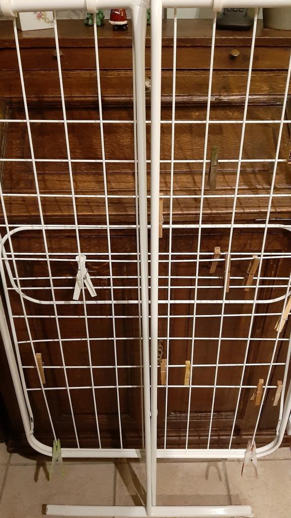 Séchoir à linge pliable robuste, large 55 x long 171 x haut, Jardin & Terrasse, Sèche-linge & Lave-linge, Comme neuf, Séchoir à linge