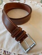 Riem van ECHT LEER 115/130 cm, Bruin, Echt leder, Genuine Leather, Zo goed als nieuw