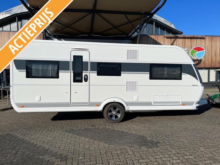 Hobby Maxia 585 UL 2024 &euro; 7.800,- KORTING!, Caravans en Kamperen, Caravans, tot en met 4, 1500 - 2000 kg, Rondzit, Hobby