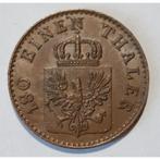 2 pfennig, 1863 A Pruisen, Postzegels en Munten, Duitsland, Ophalen of Verzenden, Losse munt