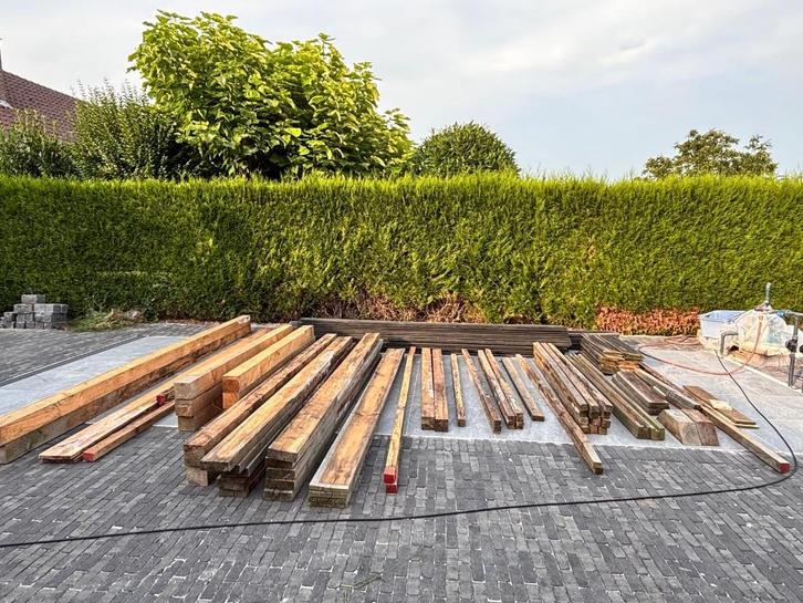 Doe-het-zelf overkapping 700 x 300 - compleet & nieuw, Tuin en Terras, Overkappingen, Zo goed als nieuw, Ophalen