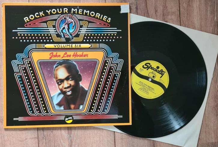 JOHN LEE HOOKER - Rock your memories vol. 6 ( LP ), Cd's en Dvd's, Vinyl | Jazz en Blues, Zo goed als nieuw, Blues, 1940 tot 1960