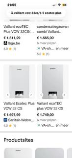 Vaillant vuw 32cs 1-5 defect, Ophalen, Zo goed als nieuw, Aardgas, Minder dan 3 jaar oud