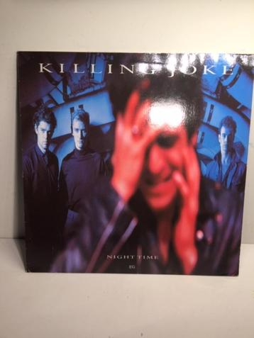 LP - Killing Joke - Night Time ( Vinyl ), Ophalen of Verzenden, Zo goed als nieuw, 12 inch, Alternative