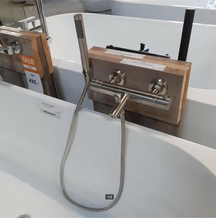 Thermostaat badkraan, Geborsteld RVS + 5 jaar garantie, Vass, Huis en Inrichting, Woonaccessoires | Overige, Nieuw, Ophalen of Verzenden