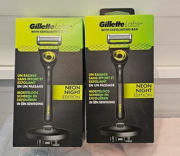Lot de 2 rasoirs GilletteLabs – Édition Neon Night beschikbaar voor biedingen