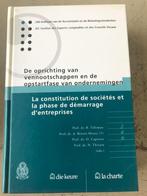Oprichting vennootschappen, opstartfase ondenemingen, Boeken, Ophalen of Verzenden, Zo goed als nieuw