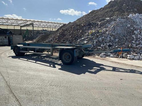 1997 WAF container aanhangwagen met slede, Auto diversen, Aanhangers en Bagagewagens, Gebruikt