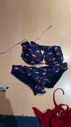 Bikini bleu avec flamants roses, Comme neuf, JBC, Bleu, Bikini