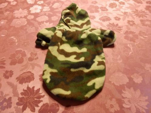 (4) - pull vert et brun pour petit chien t.S, Dieren en Toebehoren, Hondenkleding, Zo goed als nieuw, Hondentrui, Ophalen of Verzenden