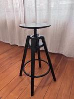 Tabouret noir IKEA, Huis en Inrichting, Ophalen, Gebruikt, 60 tot 90 cm, 1 kruk
