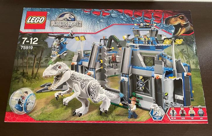 Lego 75919 Jurassic World Indominus Rex, Kinderen en Baby's, Speelgoed | Duplo en Lego, Nieuw, Lego, Complete set, Verzenden
