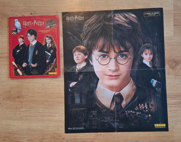 Panini-album Harry Potter mist 2 afbeeldingen + poster, Verzamelen, Stickers, Gebruikt, Ophalen of Verzenden