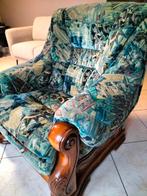 Kennedy fauteuil in massief eikenhout — zeer comfortabel, Huis en Inrichting, Ophalen, Zo goed als nieuw, Hout
