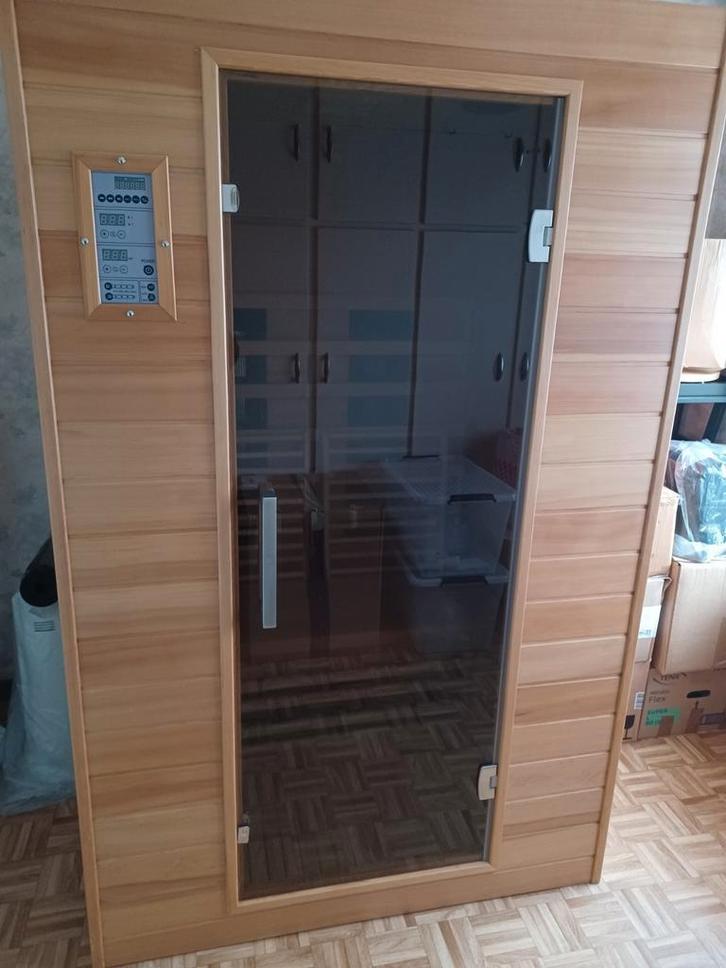 Infraroodcabine/sauna voor 2 personen, Sport en Fitness, Sauna, Zo goed als nieuw, Infrarood, Ophalen