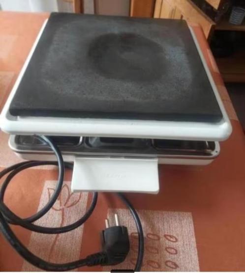 Echte steensteen/Gourmet/Raclette Tefal 8 personen, Elektronische apparatuur, Gourmetstellen, Gebruikt, 8 personen of meer, Ophalen of Verzenden