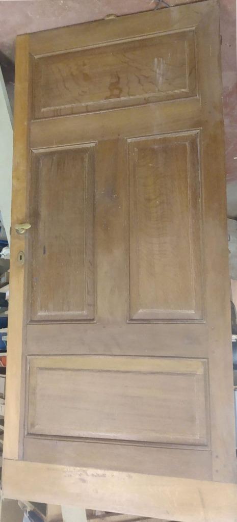 Belles vieilles portes intérieures en sapin + 1 en chêne, Bricolage & Construction, Châssis & Portes coulissantes, Enlèvement
