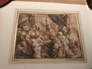 Christus en de overspelige vrouw Jacob Jordaens beschikbaar voor biedingen