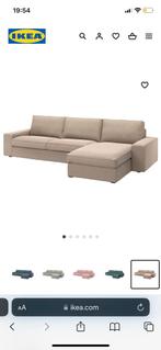 Ikea Kivik Beige, Nieuw, Stof, Ophalen of Verzenden, Vierpersoons of meer