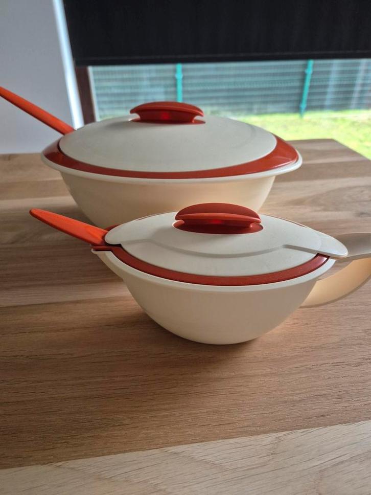 Bol de service Tupperware iso duo 3,1 l + bol à sauce 550 ml, Maison & Meubles, Cuisine| Tupperware, Neuf, Balance, Crème, Enlèvement ou Envoi