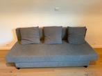 Zetelbed opklapbaar 80/130x190cm mt opbergruimte donkergrijs, Ophalen, Nieuw
