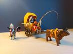 Playmobil 6005 Hooiwagen met valkenridders, Kinderen en Baby's, Speelgoed | Playmobil, Ophalen of Verzenden, Zo goed als nieuw