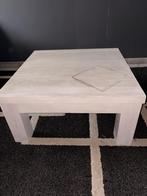 Massief eiken salontafel, Huis en Inrichting, Tafels | Salontafels, Ophalen, Gebruikt, 50 tot 100 cm, 50 tot 100 cm