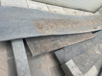 8-9 meter eco afboording gerecycleerd kunststof + paaltjes beschikbaar voor biedingen