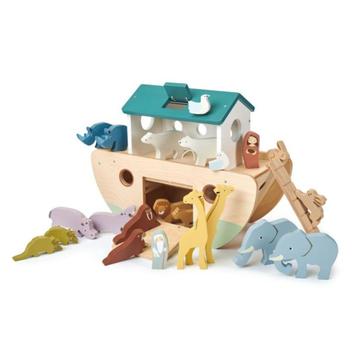 Houten ark van Noach Tender Leaf Toys ACTIEPRIJS beschikbaar voor biedingen