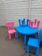 Ikea tafel en stoelen Mammut, Kinderen en Baby's, Ophalen of Verzenden, Gebruikt, Tafel(s) en Stoel(en)