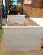 Bed 90x200 in vol hout, Ophalen, Gebruikt, Hout