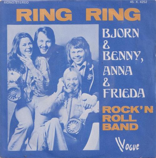 ABBA – Bjorn & Benny, Anna & Fried – Ring Ring / Rock’n roll, Cd's en Dvd's, Vinyl Singles, Gebruikt, Single, Pop, 7 inch, Ophalen of Verzenden