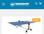 Table de ping pong bleu extérieur + 2 raquettes, Ophalen, Nieuw, Tafel Outdoor, Inklapbaar